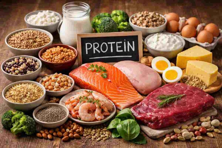 Protein Food:  Guide to High-Protein Foods for a Healthy Body