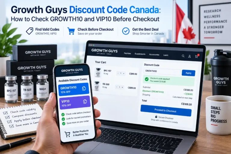 Growth Guys Discount Code Canada: How to Check GROWTH10 and VIP10 Before Checkout